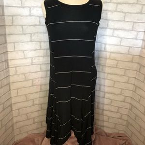 Maxi dress w high/low hemline